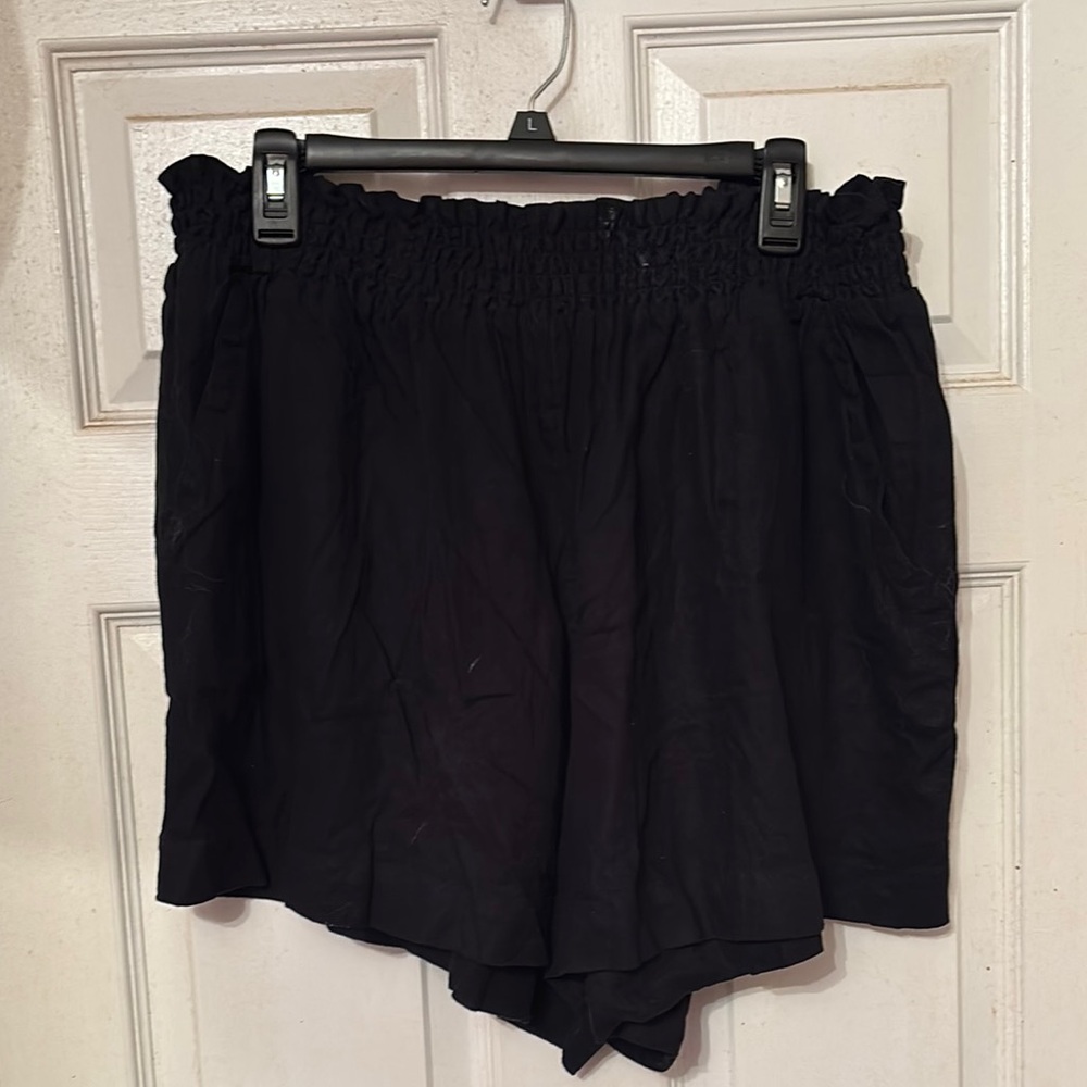 Ava & Viv Black High Waist Shorts